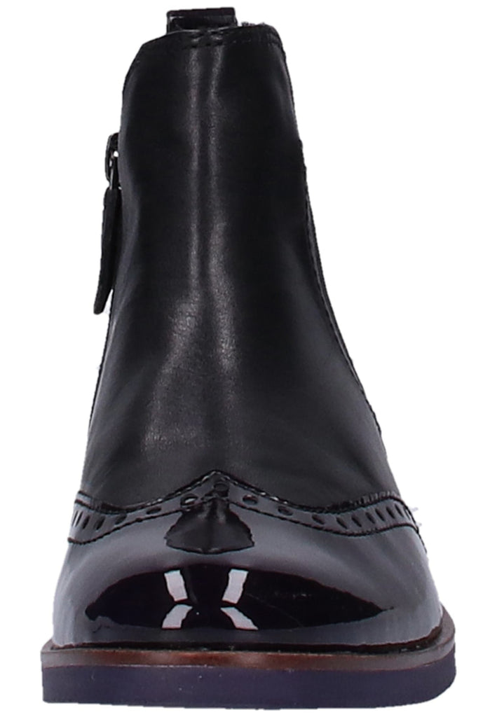 Tamaris Stiefelette Leder Schwarz - surf4shoes