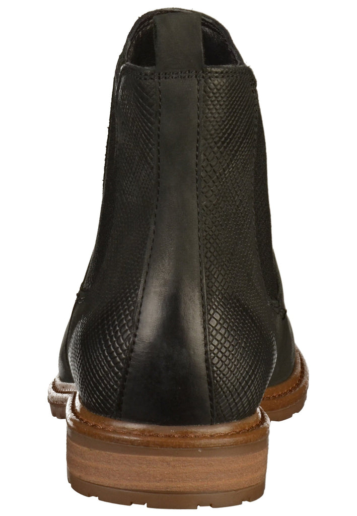 Tamaris Stiefelette Leder Schwarz - surf4shoes