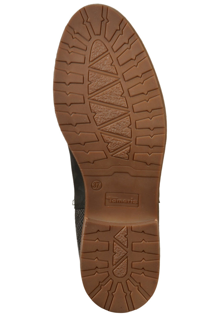 Tamaris Stiefelette Leder Schwarz - surf4shoes