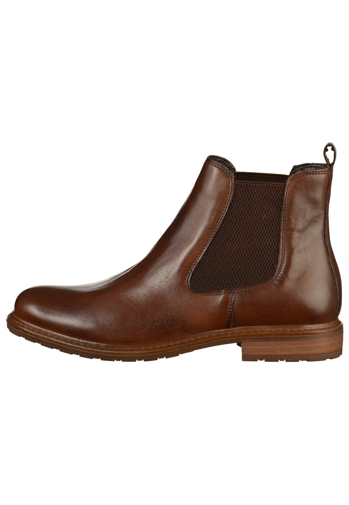 Tamaris Stiefelette Leder Braun - surf4shoes