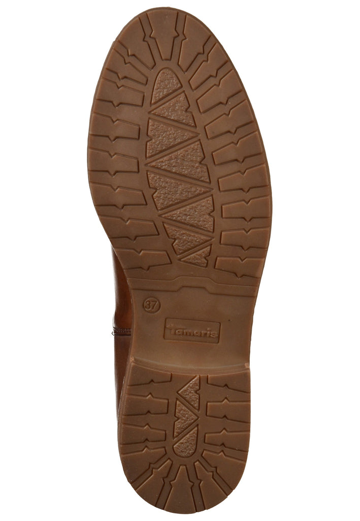 Tamaris Stiefelette Leder Braun - surf4shoes