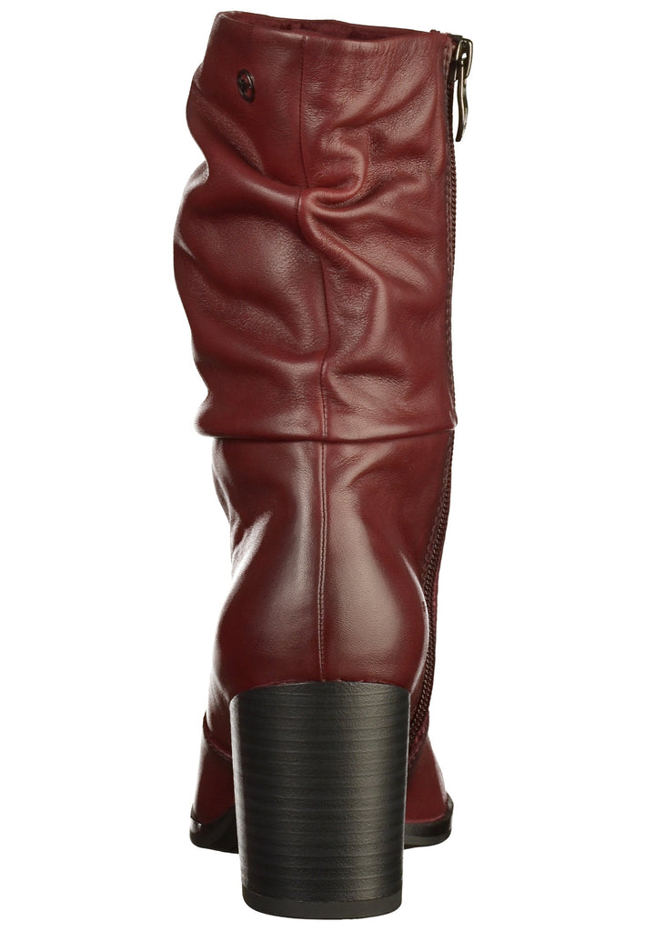 Tamaris Stiefel Leder Bordeaux - surf4shoes