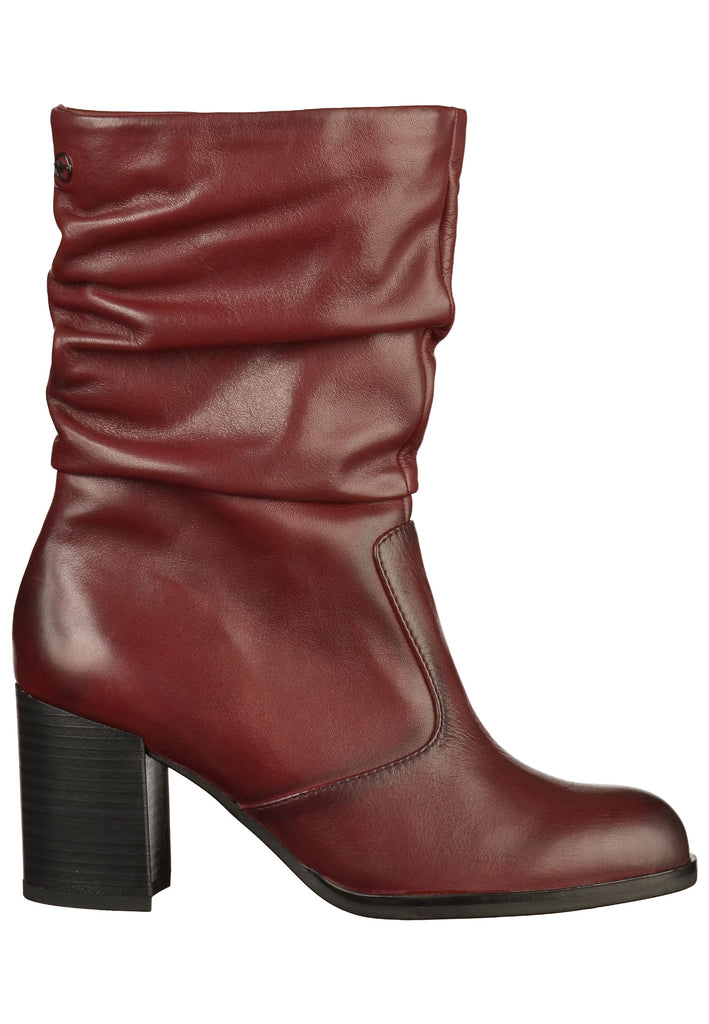 Tamaris Stiefel Leder Bordeaux - surf4shoes