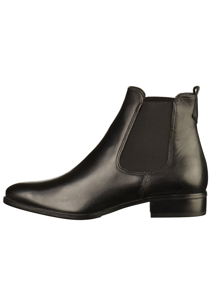 Tamaris Stiefelette Leder Schwarz - surf4shoes