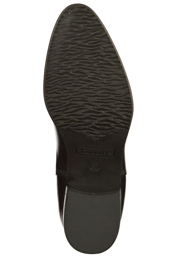 Tamaris Stiefelette Leder Schwarz - surf4shoes