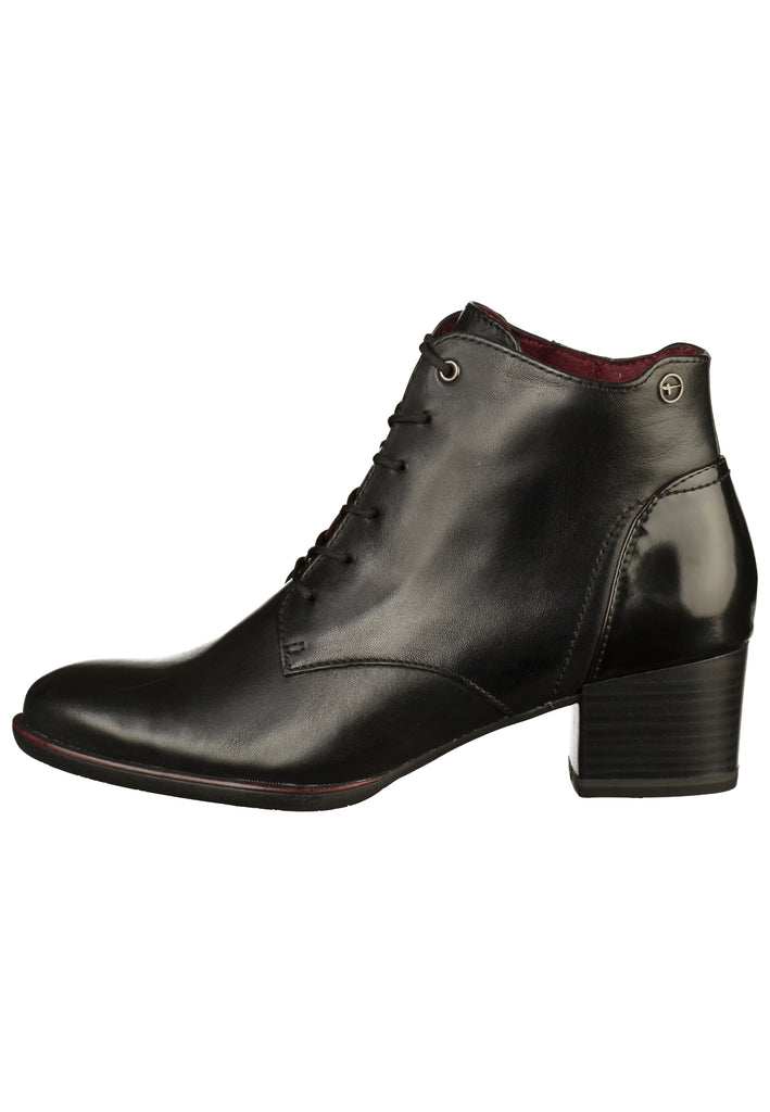 Tamaris Stiefelette Leder Schwarz - surf4shoes