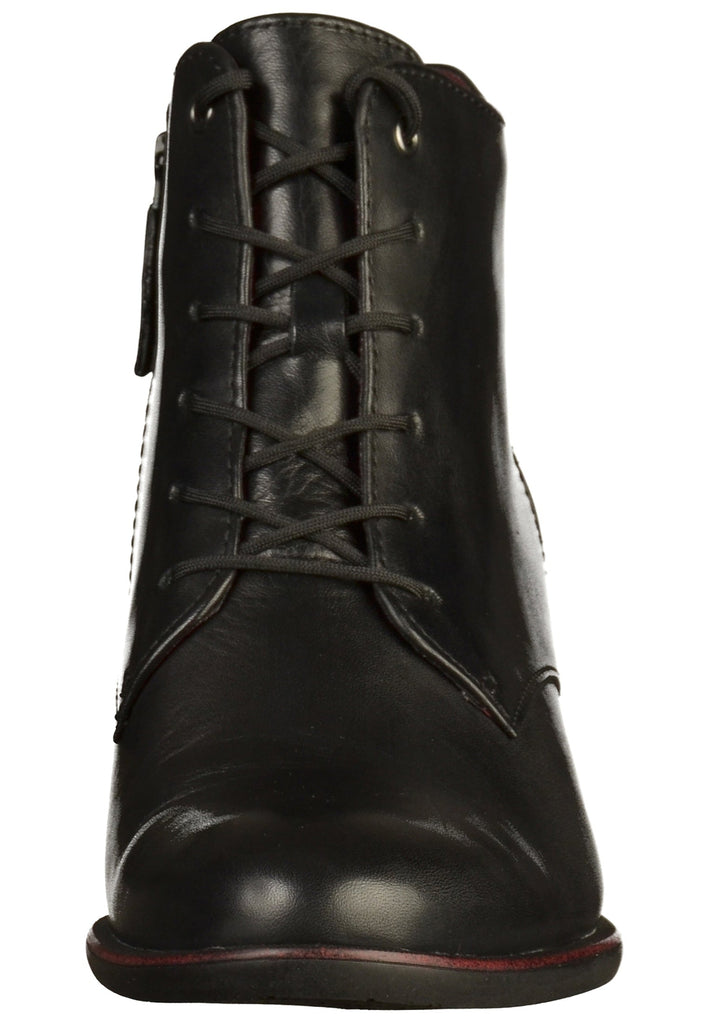 Tamaris Stiefelette Leder Schwarz - surf4shoes