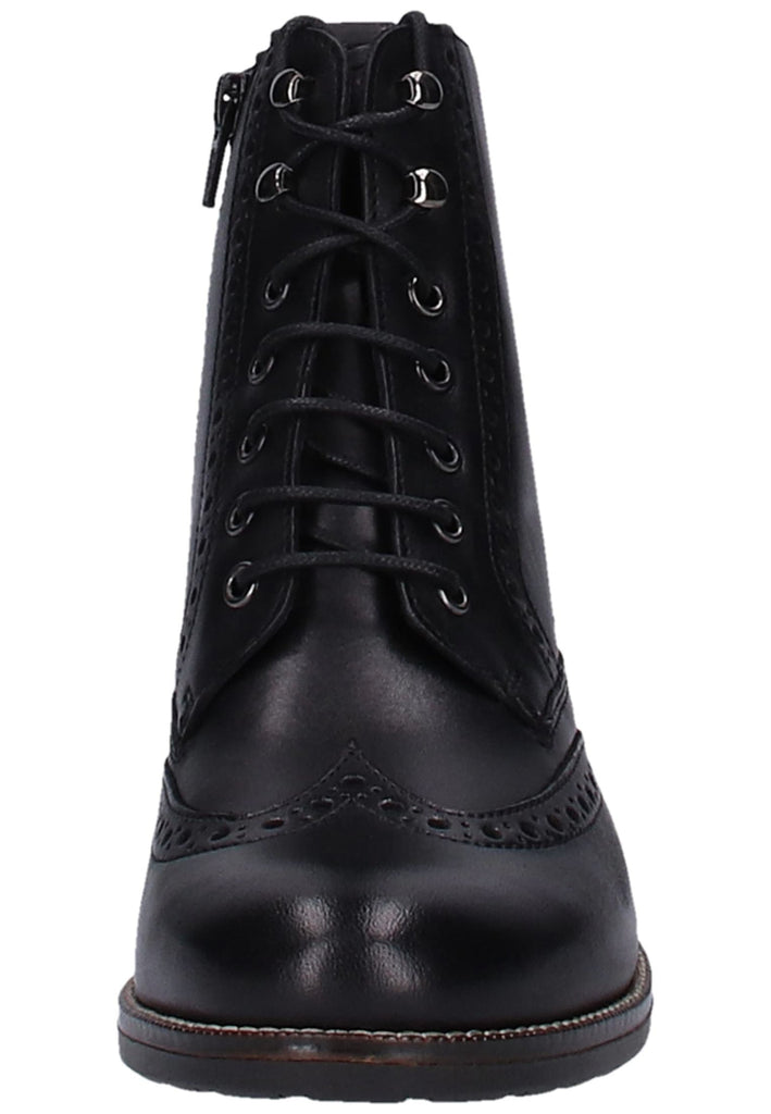 Tamaris Stiefelette Leder Schwarz - surf4shoes