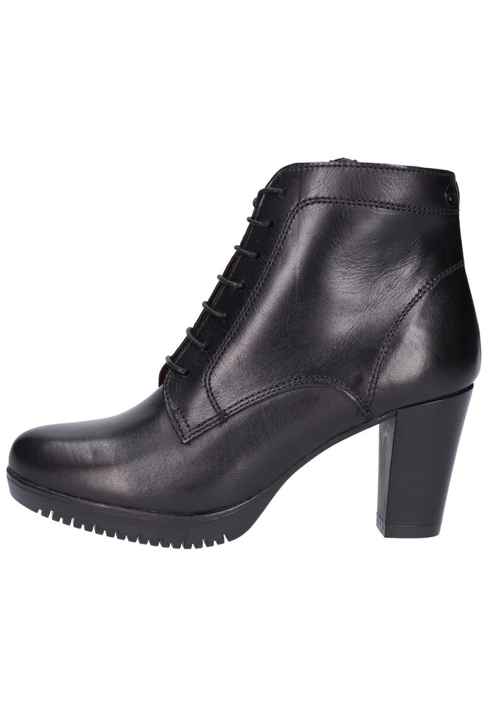 Tamaris Stiefelette Leder Schwarz - surf4shoes