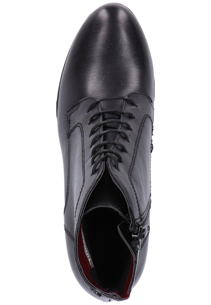 Tamaris Stiefelette Leder Schwarz - surf4shoes