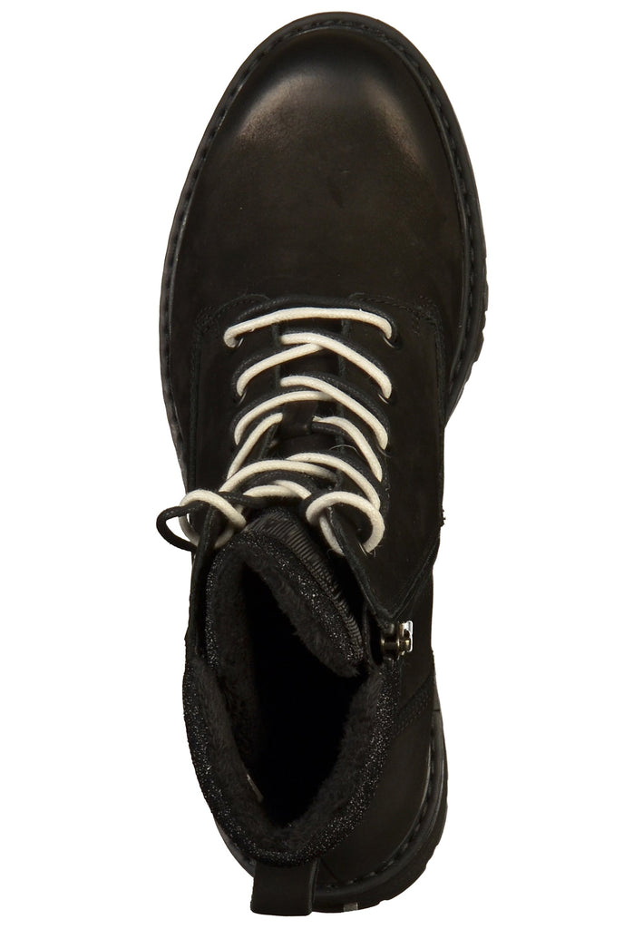 Tamaris Stiefelette Leder Schwarz - surf4shoes