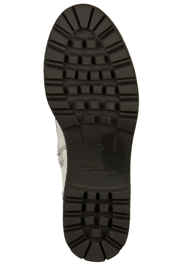 Tamaris Stiefelette Leder Weiß - surf4shoes