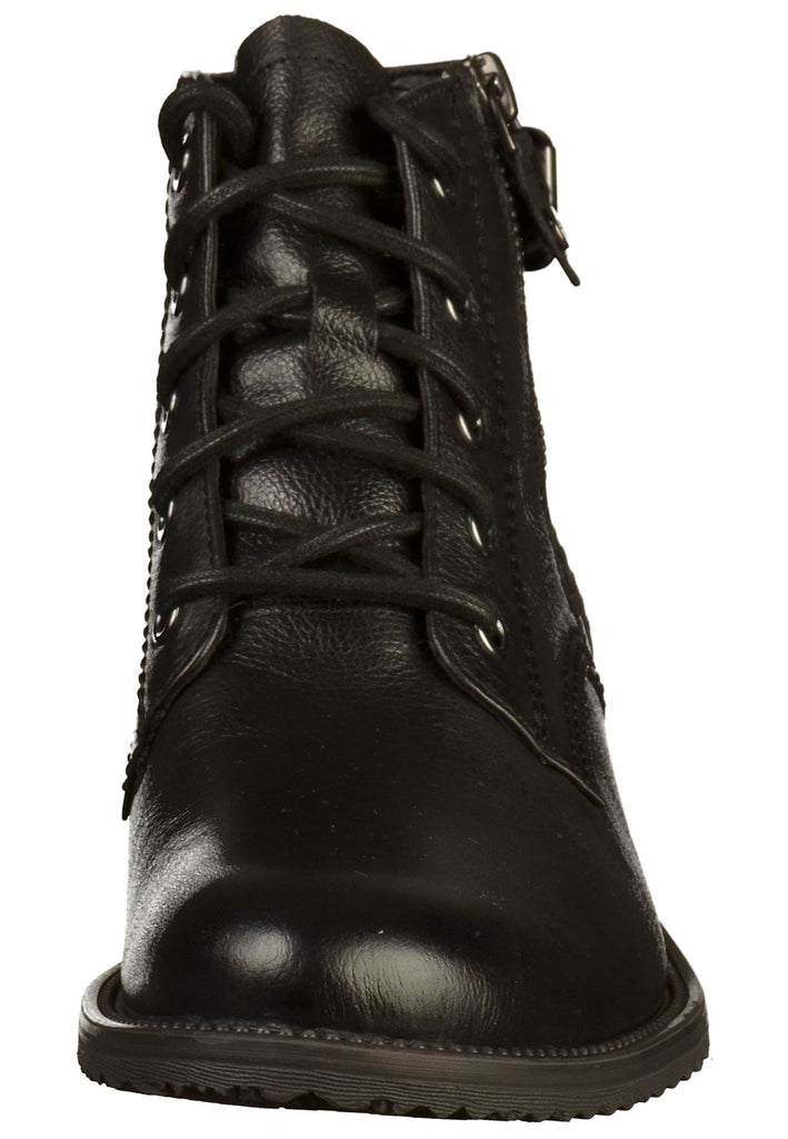 Tamaris Stiefelette Leder/Textil Schwarz - surf4shoes