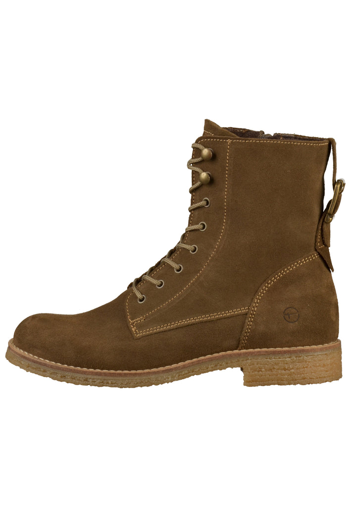 Tamaris Stiefelette Leder Oliv - surf4shoes