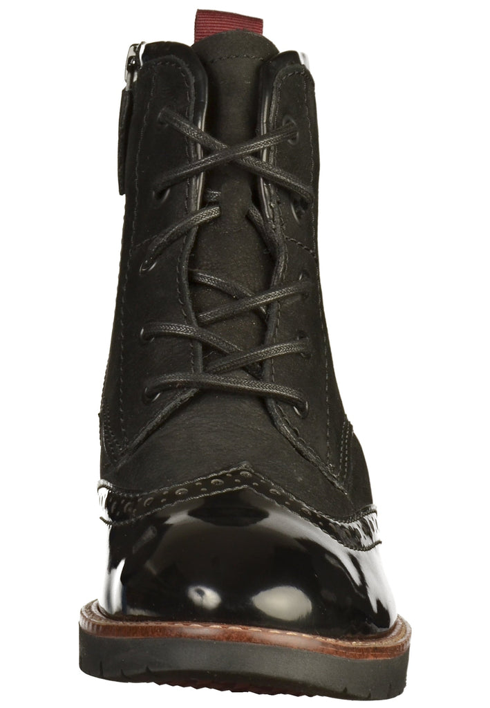 Tamaris Stiefelette Leder Schwarz - surf4shoes