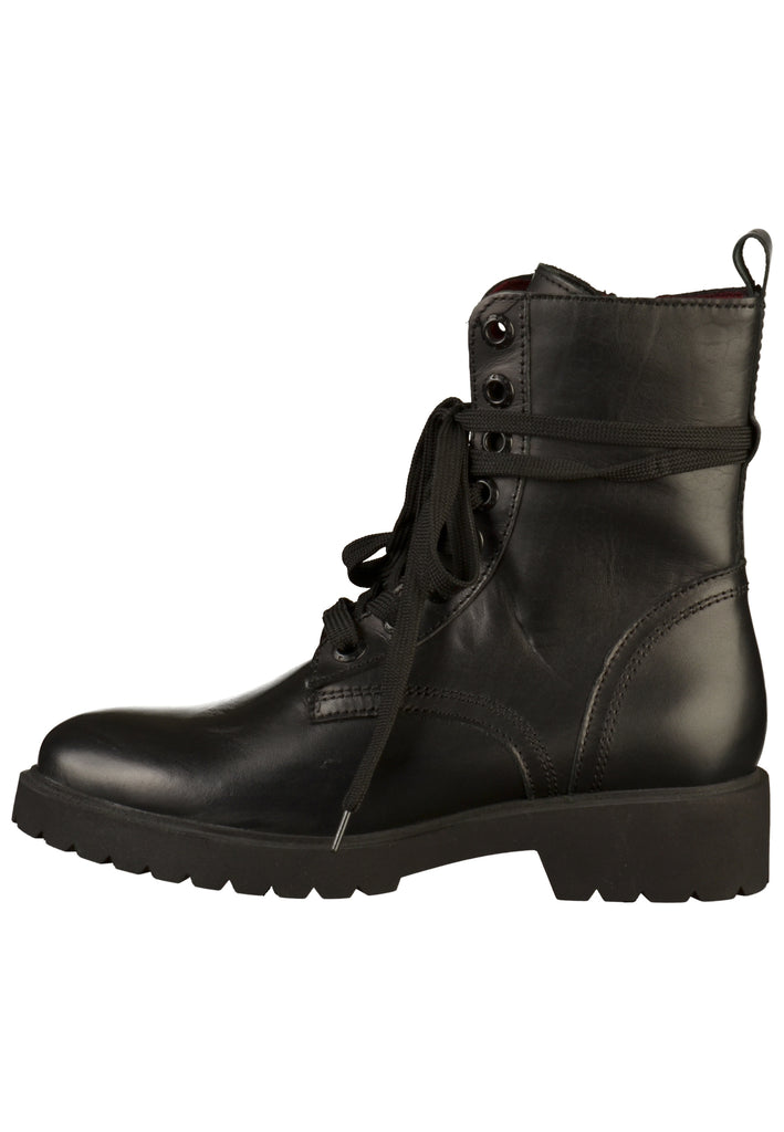 Tamaris Stiefelette Leder Schwarz - surf4shoes