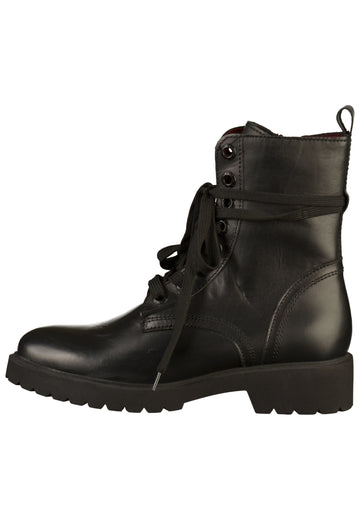 Tamaris Stiefelette Leder Schwarz - surf4shoes