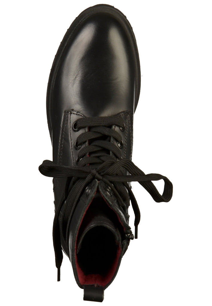Tamaris Stiefelette Leder Schwarz - surf4shoes