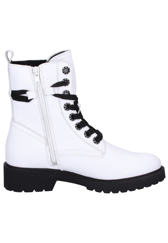 Tamaris Stiefelette Leder Weiß - surf4shoes