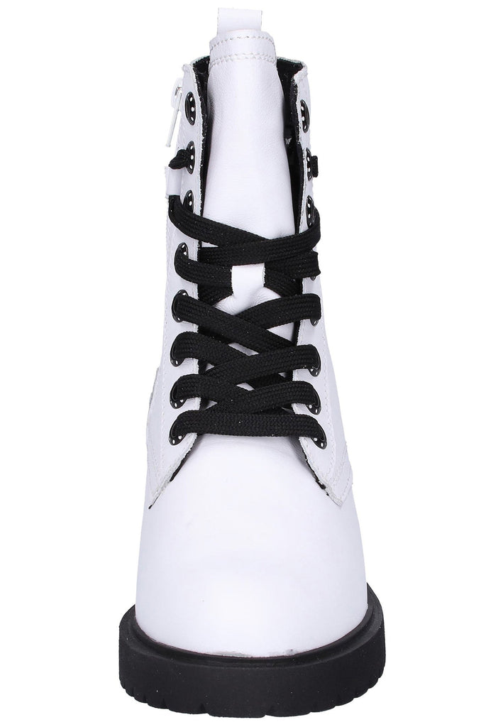 Tamaris Stiefelette Leder Weiß - surf4shoes