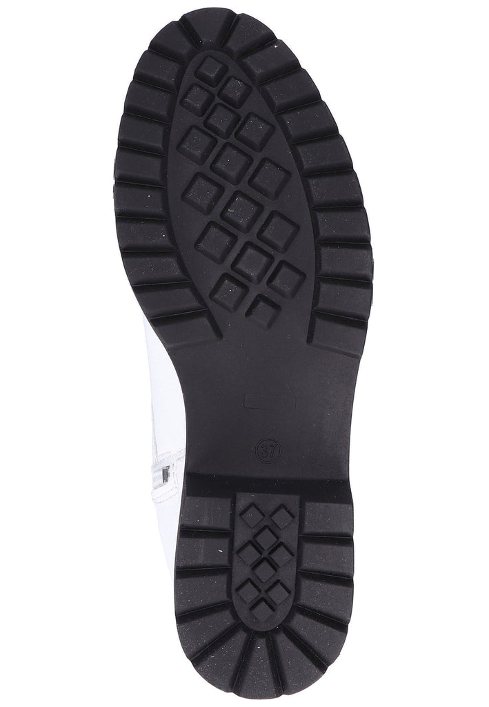 Tamaris Stiefelette Leder Weiß - surf4shoes