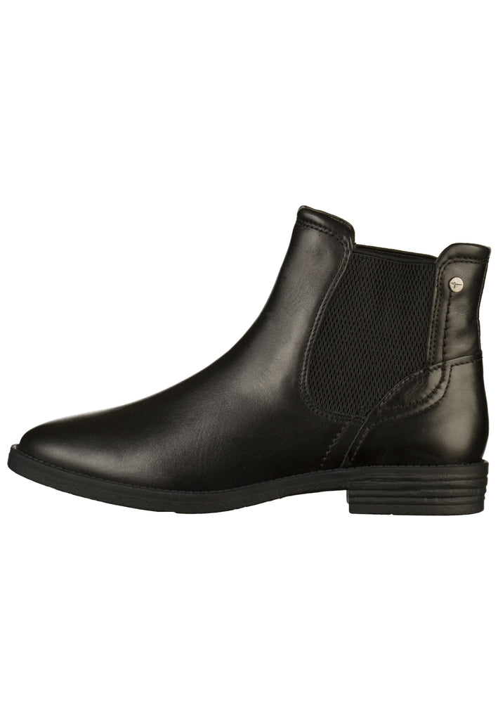 Tamaris Stiefelette Leder Schwarz - surf4shoes