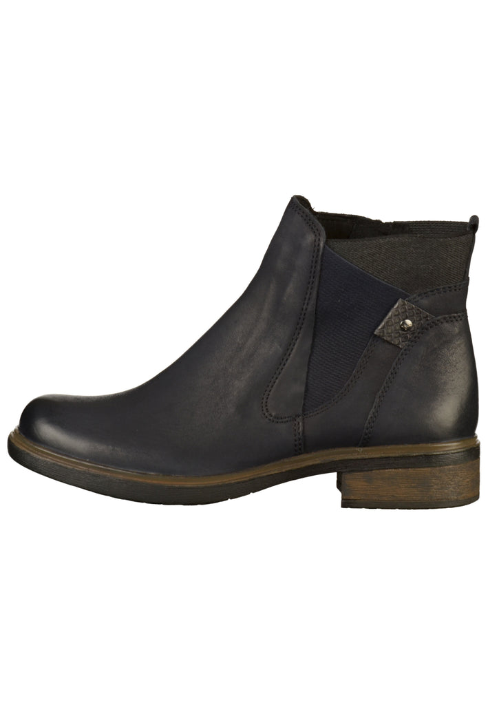 Tamaris Stiefelette Leder/Textil Anthrazit - surf4shoes