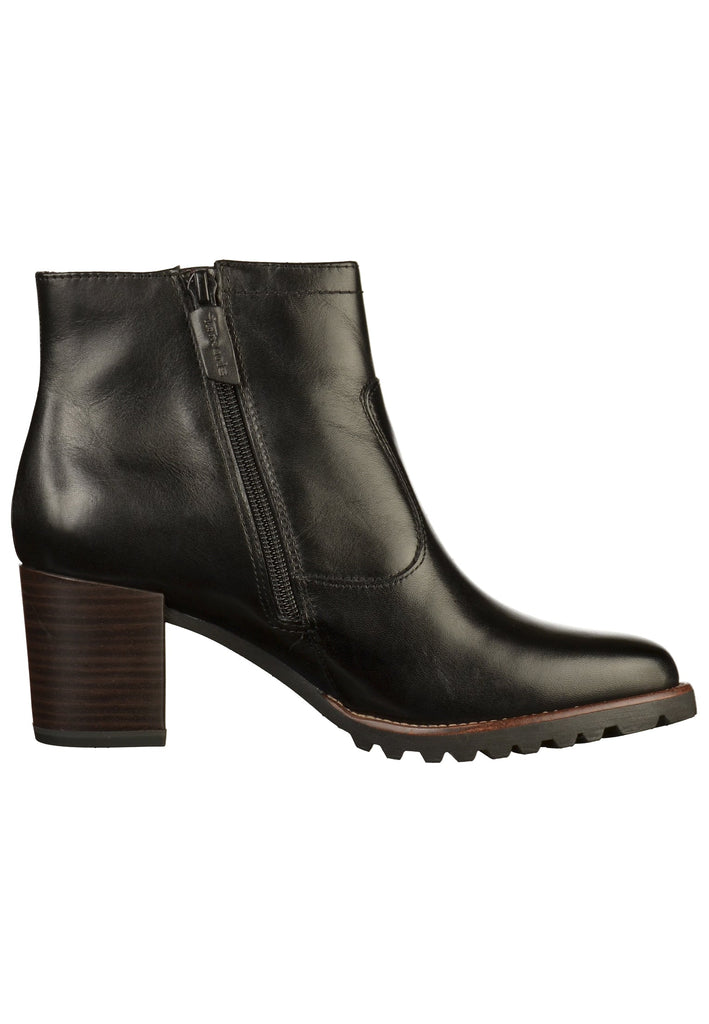 Tamaris Stiefelette Leder Schwarz - surf4shoes