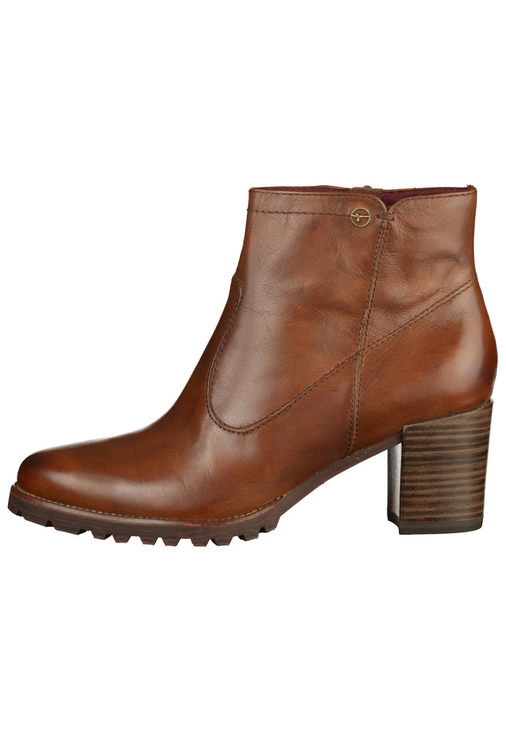 Tamaris Stiefelette Leder Braun - surf4shoes