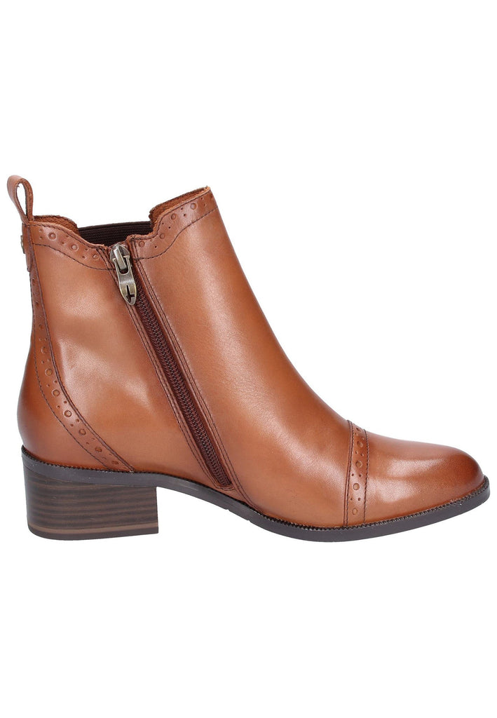 Tamaris Stiefelette Leder Braun - surf4shoes