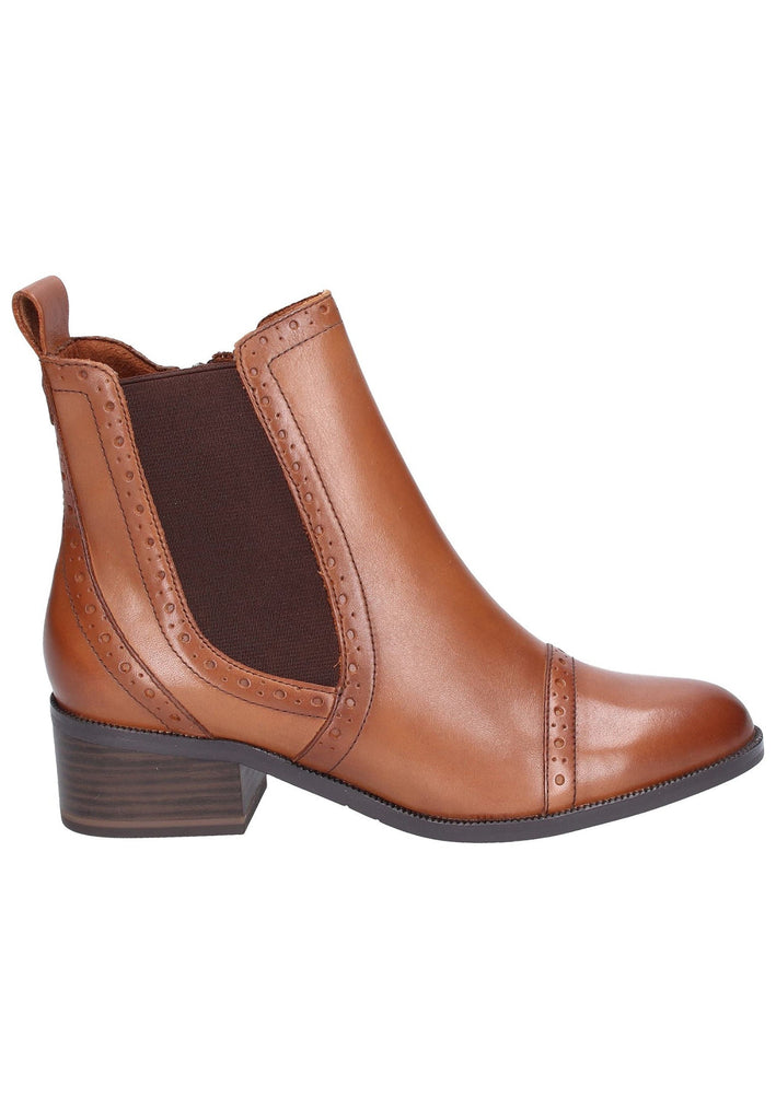 Tamaris Stiefelette Leder Braun - surf4shoes