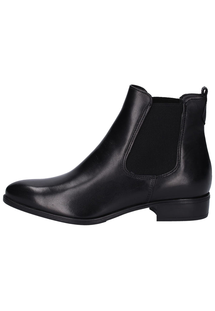 Tamaris Stiefelette Leder Schwarz - surf4shoes