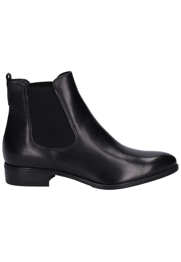 Tamaris Stiefelette Leder Schwarz - surf4shoes