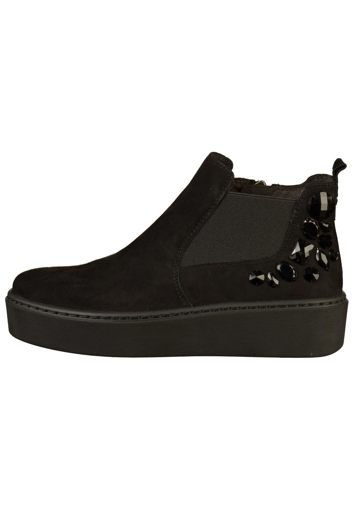 Tamaris Stiefelette Leder Schwarz - surf4shoes