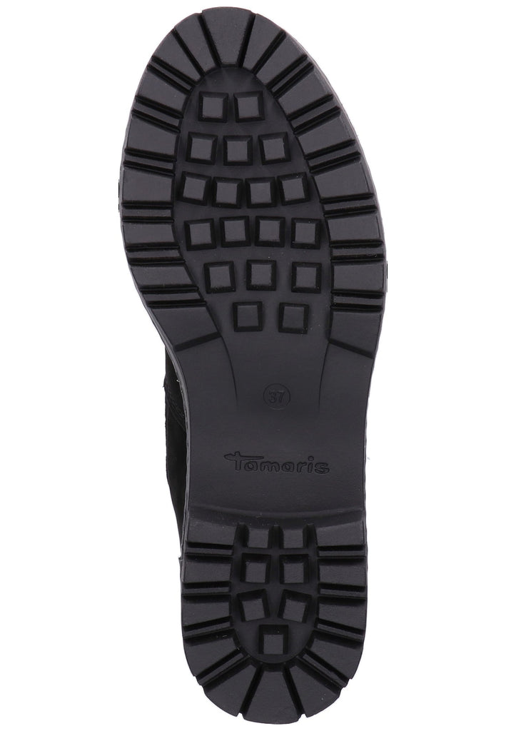Tamaris Stiefelette Leder Schwarz - surf4shoes