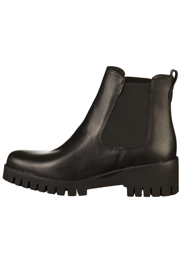 Tamaris Stiefelette Leder Schwarz - surf4shoes