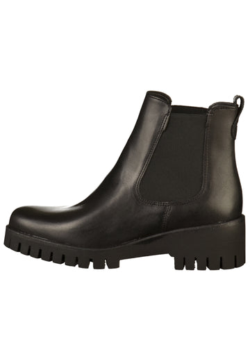 Tamaris Stiefelette Leder Schwarz - surf4shoes
