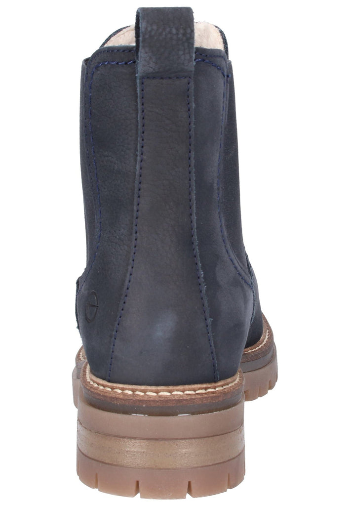 Tamaris Stiefelette Leder Navy - surf4shoes