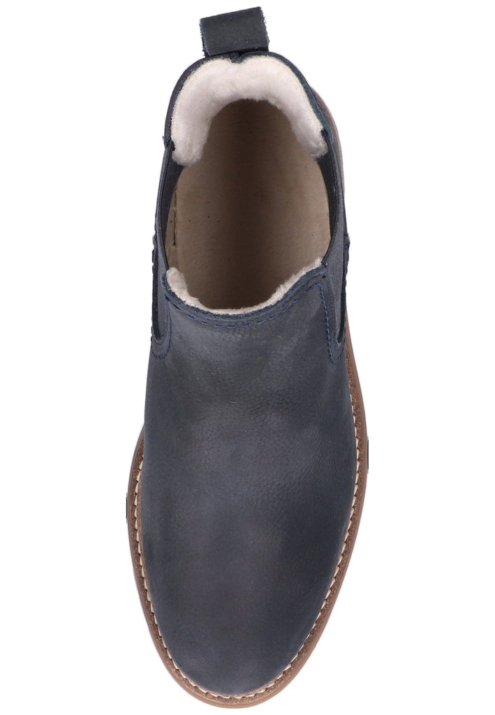 Tamaris Stiefelette Leder Navy - surf4shoes