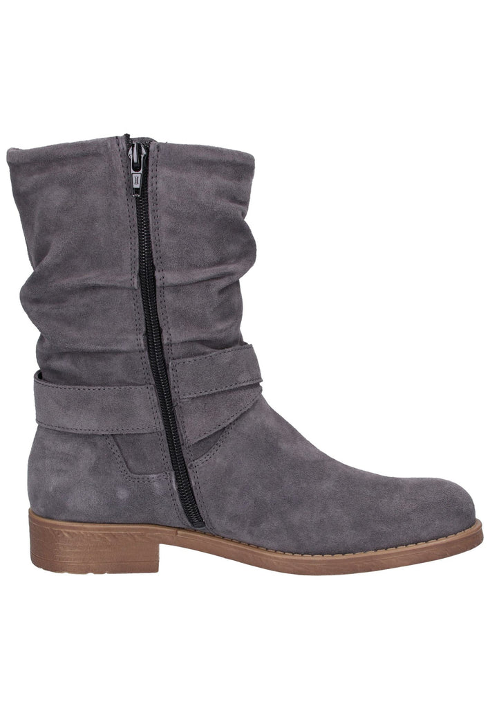 Tamaris Stiefel Leder Grau - surf4shoes