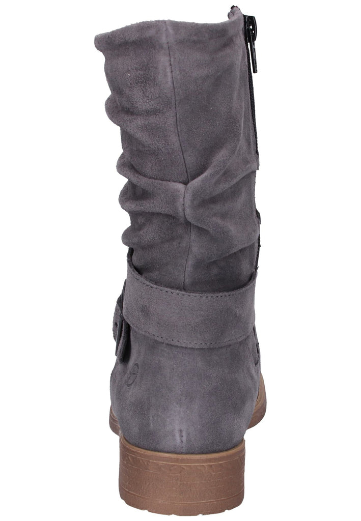 Tamaris Stiefel Leder Grau - surf4shoes