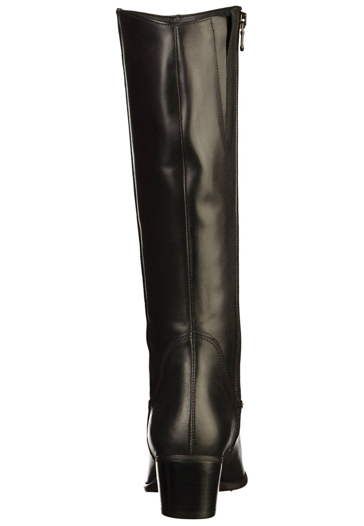 Tamaris Stiefel Leder Schwarz - surf4shoes