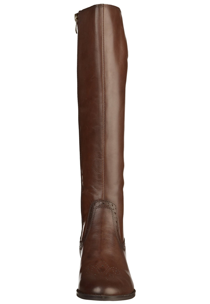 Tamaris Stiefel Leder Mocca - surf4shoes