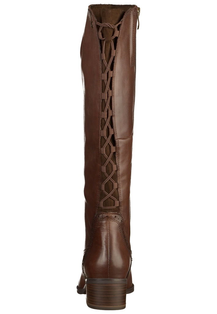 Tamaris Stiefel Leder Mocca - surf4shoes