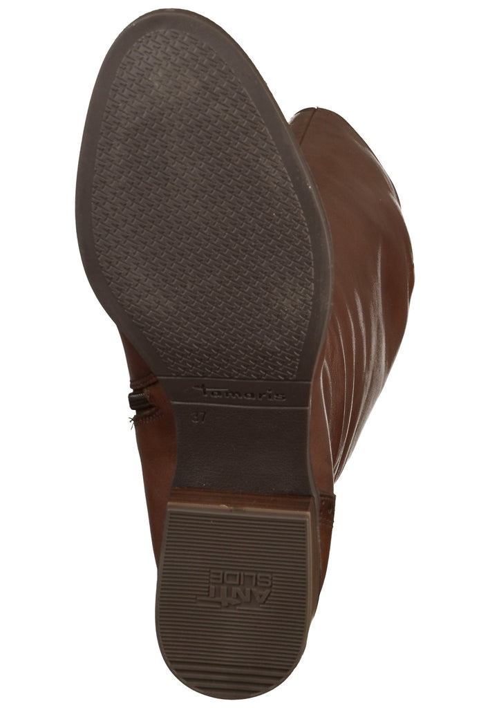 Tamaris Stiefel Leder Mocca - surf4shoes