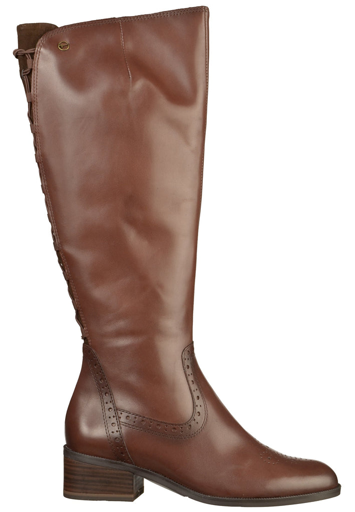 Tamaris Stiefel Leder Mocca - surf4shoes