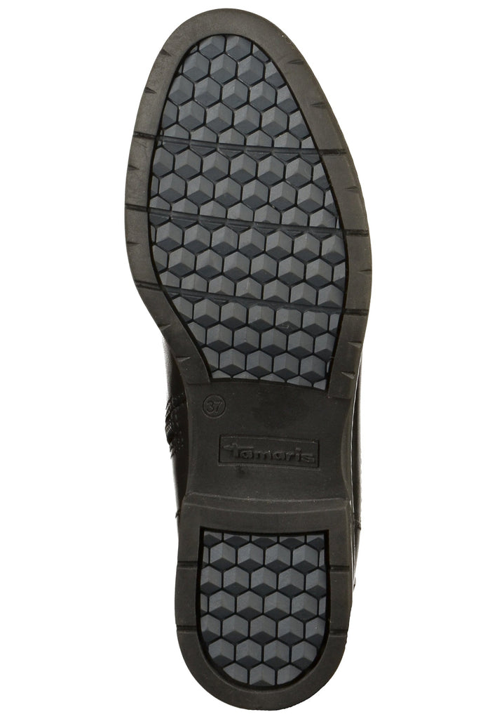 Tamaris Stiefel Leder Schwarz - surf4shoes