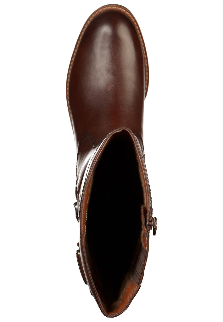 Tamaris Stiefel Leder Mocca - surf4shoes
