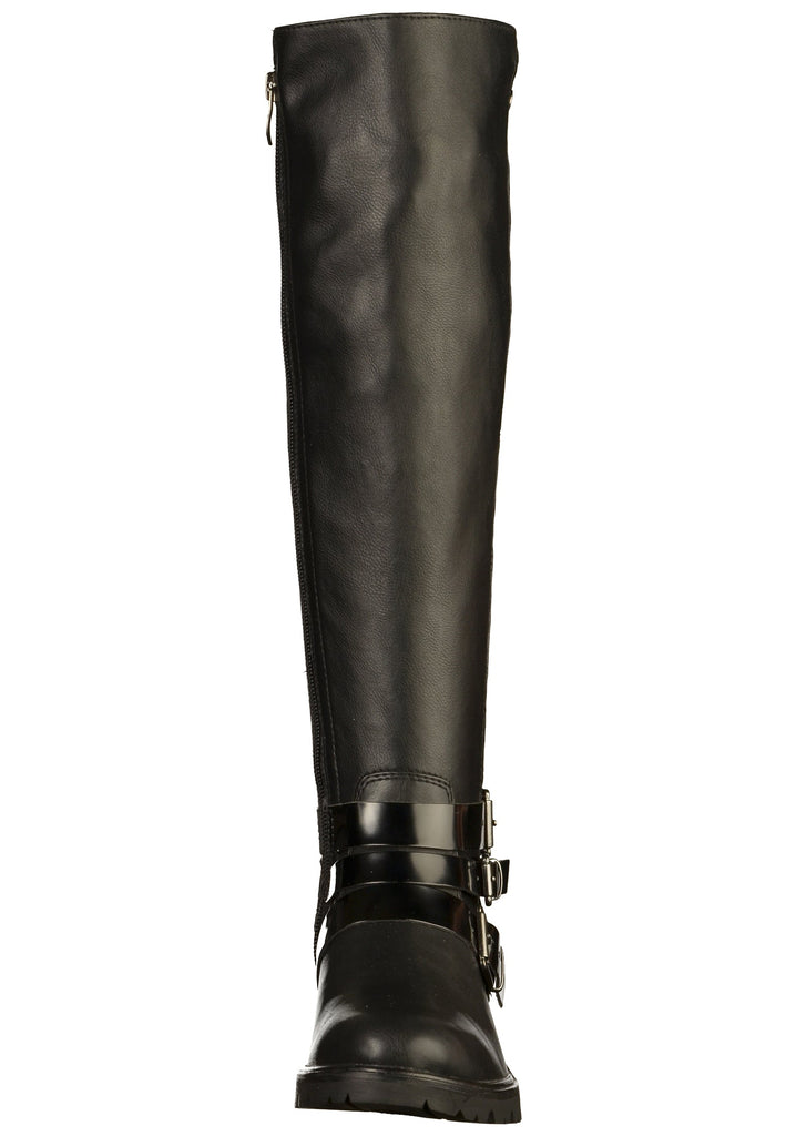 Tamaris Stiefel Lederimitat Schwarz - surf4shoes