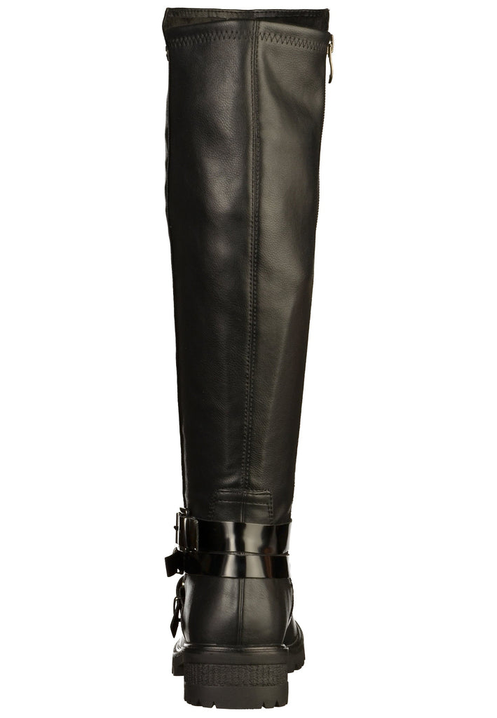 Tamaris Stiefel Lederimitat Schwarz - surf4shoes